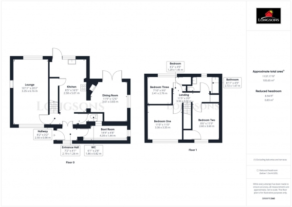 Floor Plan Image for 3 Bedroom Detached House for Sale in All Saints Way, Beachamwell