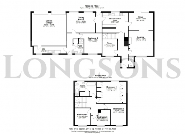 Floor Plan Image for 5 Bedroom Detached House for Sale in Cley Road, Swaffham