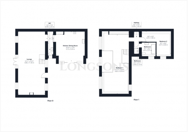 Floor Plan for 2 Bedroom Detached House for Sale in Station Street, Swaffham, PE37, 7LH -  &pound375,000