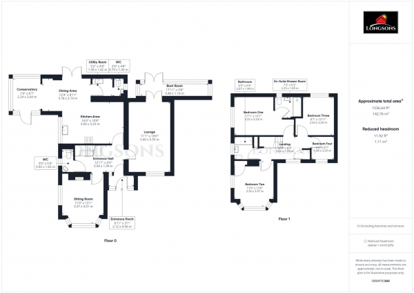 Floor Plan for 4 Bedroom Detached House for Sale in London Street, Swaffham, PE37, 7DX - Guide Price &pound500,000