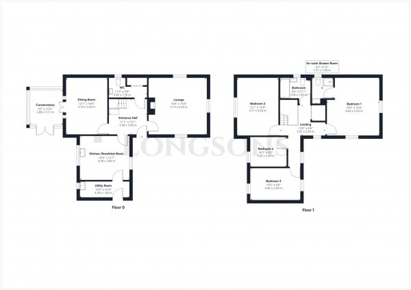 Floor Plan Image for 4 Bedroom Detached House to Rent in Church Walk, Beachamwell