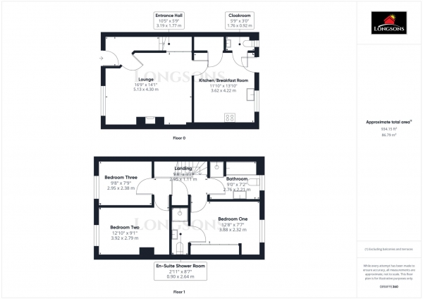 Floor Plan Image for 3 Bedroom Detached House for Sale in Bishop Drive, Brandon Road, Swaffham