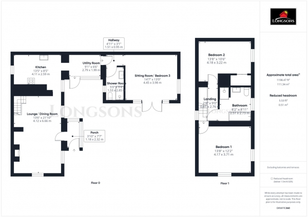 Floor Plan Image for 3 Bedroom Property for Sale in Pit Lane, Swaffham