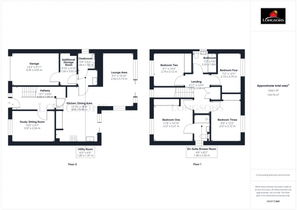 Floor Plan Image for 4 Bedroom Detached House for Sale in Pollywiggle Drive, Swaffham