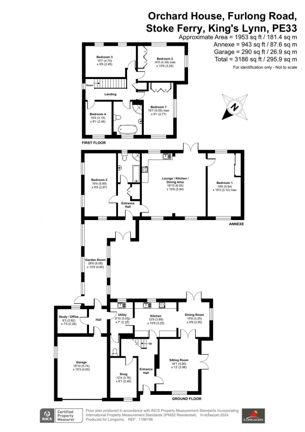 Floor Plan Image for 7 Bedroom Detached House for Sale in Furlong Road, Stoke Ferry