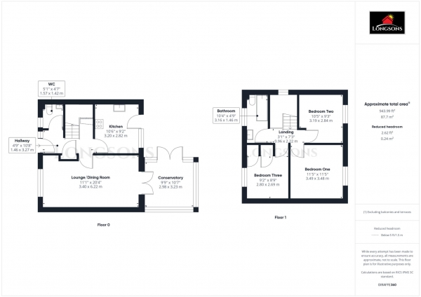 Floor Plan Image for 3 Bedroom Detached House to Rent in Sutton Road, Swaffham