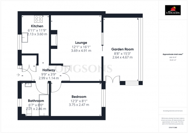 Floor Plan Image for 1 Bedroom Semi-Detached House for Sale in Hamilton Close, Watton, Watton