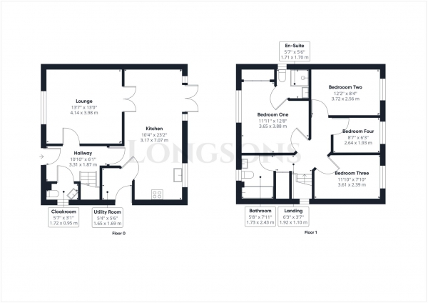 Floor Plan Image for 4 Bedroom Detached House for Sale in Eastern Road, Watton