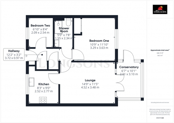 Floor Plan Image for 2 Bedroom Semi-Detached Bungalow for Sale in Mary Shanks Close, Watton