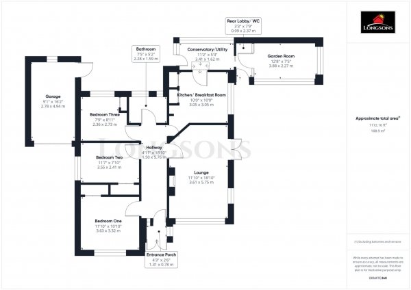 Floor Plan Image for 3 Bedroom Detached Bungalow for Sale in Charles Avenue, Watton