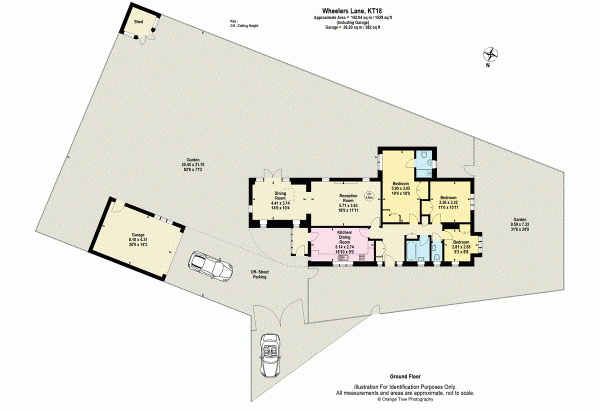 Floor Plan Image for 3 Bedroom Bungalow for Sale in Wheelers Lane, Epsom