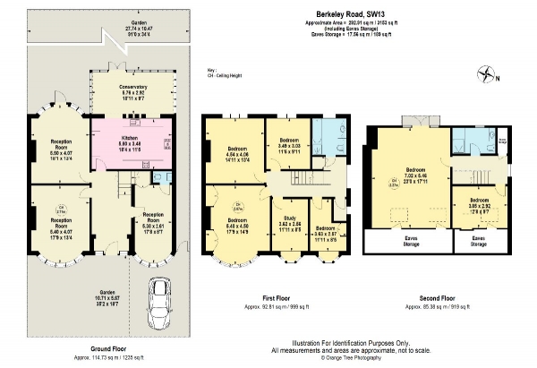 Floor Plan Image for 7 Bedroom Semi-Detached House for Sale in Berkeley Road, Barnes, SW13