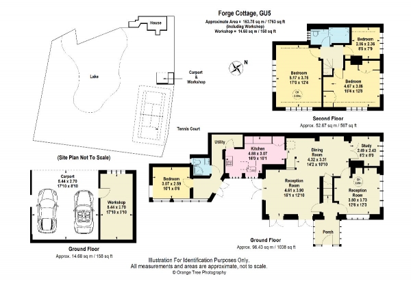 Floor Plan Image for 4 Bedroom Cottage for Sale in Forge Cottage, Wonersh, Surrey