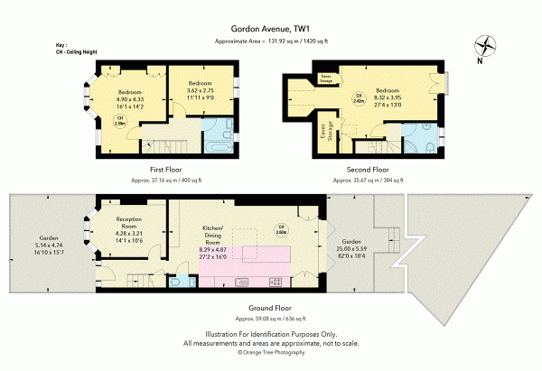 Floor Plan Image for 3 Bedroom End of Terrace House for Sale in Gordon Avenue, St Margaret's