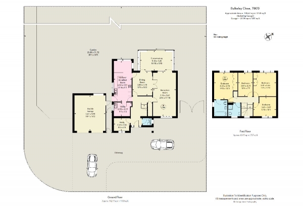 Floor Plan Image for 4 Bedroom Detached House for Sale in Bulkeley Close, Englefield Green