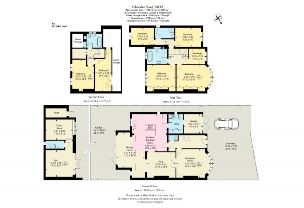 Floor Plan Image for 6 Bedroom Semi-Detached House for Sale in Ullswater Road, Barnes, SW13