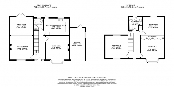 Floor Plan Image for 3 Bedroom Detached House for Sale in Matlock Road, Caversham Heights