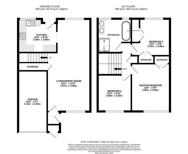 Floor Plan Image for 3 Bedroom Semi-Detached House for Sale in Lowfield Road, Caversham Park