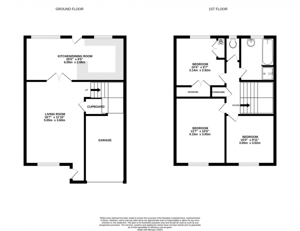 Floor Plan Image for 3 Bedroom Semi-Detached House for Sale in Odiham Avenue, Caversham Park