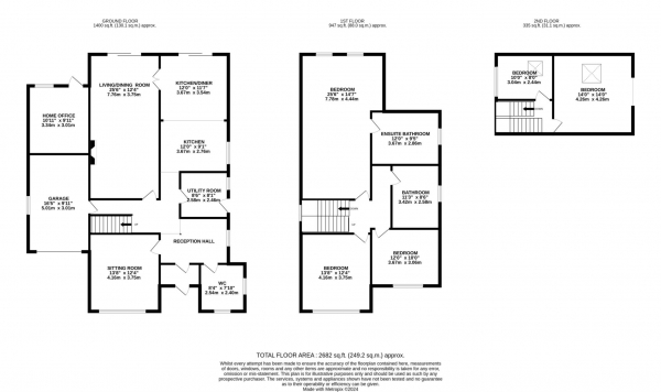 Floor Plan Image for 5 Bedroom Detached House for Sale in Oak tree Road, Tilehurst