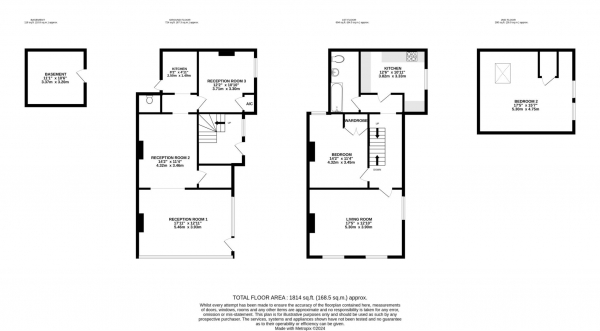 Floor Plan Image for 4 Bedroom End of Terrace House for Sale in Hemdean Road, Caversham