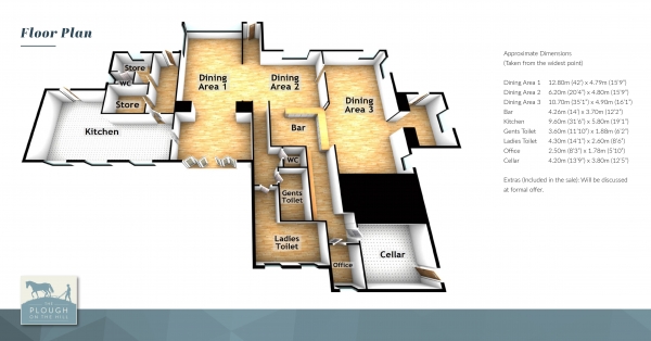 Floor Plan Image for Commercial Property for Sale in , Allerdean, Berwick upon Tweed, TD15 2TD