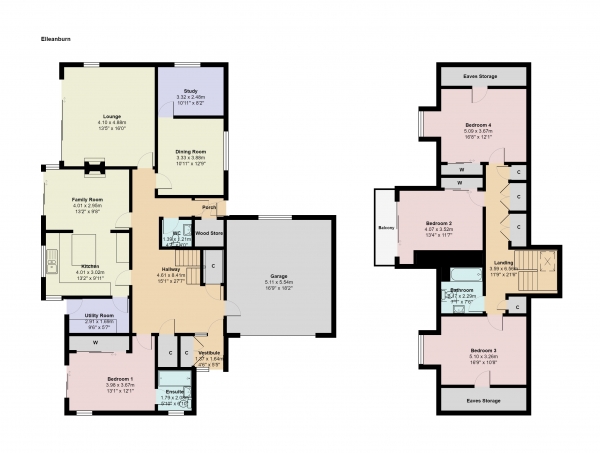 Floor Plan Image for 4 Bedroom Detached House for Sale in , Ballater, Royal Deeside, Aberdeenshire, AB35 5UD