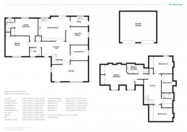 Floor Plan Image for 6 Bedroom Detached House for Sale in Whitecraigs, Kinnesswood, Kinross, KY13 9JN