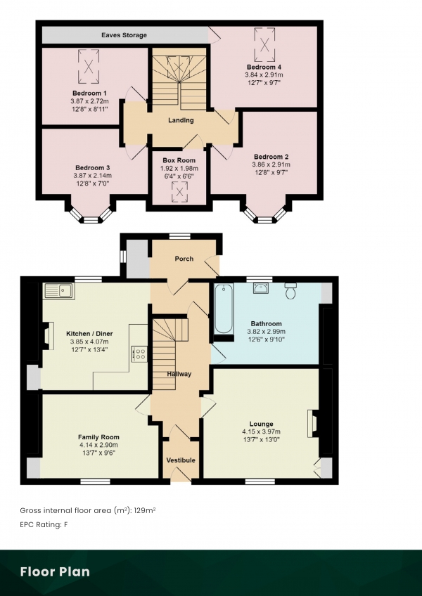 Floor Plan Image for 4 Bedroom Detached House for Sale in Duke Street, Fetterangus, Aberdeenshire, AB42 4EP