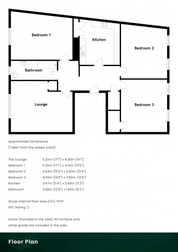 Floor Plan Image for 4 Bedroom Villa for Sale in High Street, Kirkcaldy, KY1 1LD