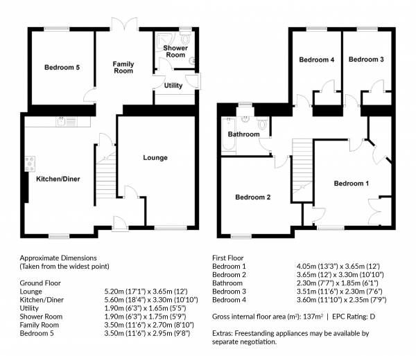 Floor Plan Image for 5 Bedroom Semi-Detached House for Sale in Mosspark Boulevard, Mosspark, Glasgow, G52 1JG