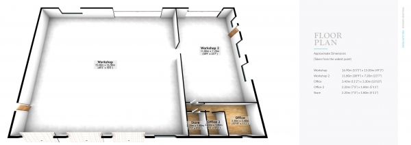 Floor Plan Image for Garage for Sale in Melgum Road, Tarland, Aboyne, AB34 4ZL