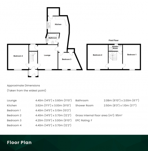 Floor Plan for 3 Bedroom Detached House for Sale in , Milton, Invergordon, Highland, IV18 0NQ, IV18, 0NQ - Offers Over &pound140,000