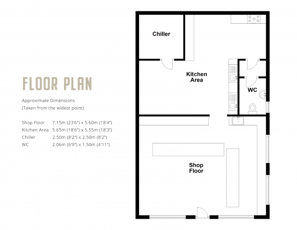 Floor Plan Image for Commercial Property for Sale in Main Street, Aberfoyle, Stirling, FK8 3UU