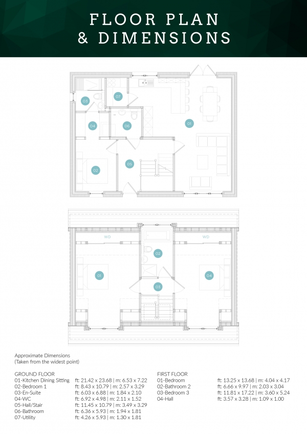 Floor Plan Image for 3 Bedroom Detached House for Sale in Thorntoun View, Crosshouse, East Ayrshire, KA2 0BH