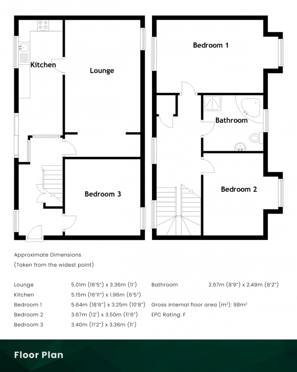 Floor Plan Image for 3 Bedroom Villa for Sale in Prestwick Road, Ayr, KA8 8NW