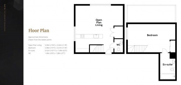 Floor Plan Image for 1 Bedroom Apartment for Sale in , Edinburgh, EH12 5FA