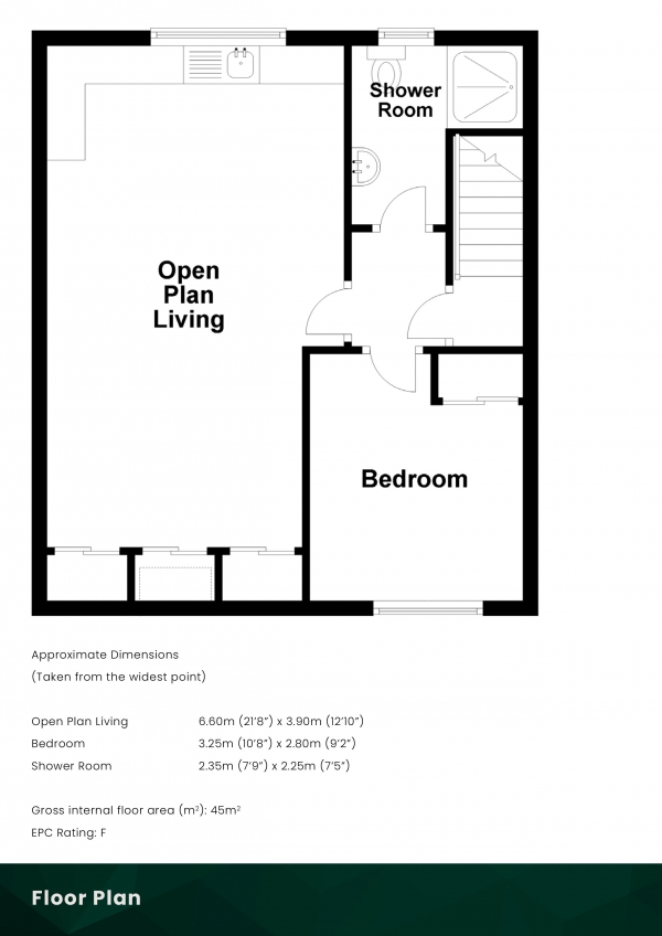 Floor Plan Image for 1 Bedroom Villa for Sale in Woodmill Street, Dunfermline, KY11 4JN