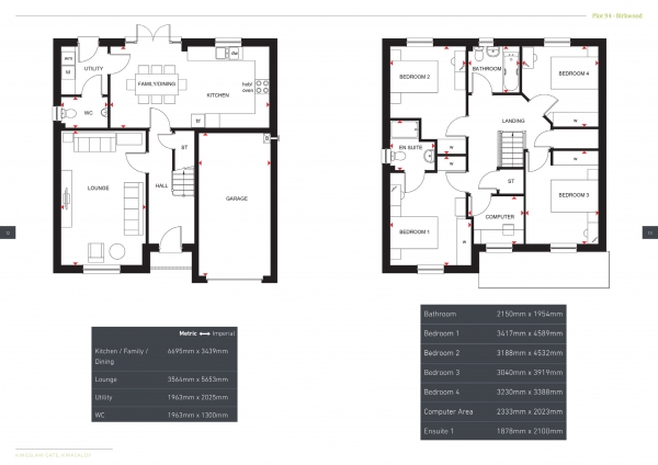 Floor Plan Image for Land for Sale in Kingslaw Gate, Kirkcaldy, KY1 2BN