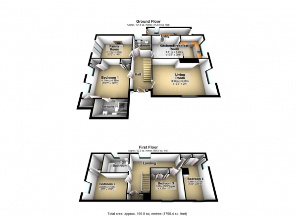 Floor Plan Image for 4 Bedroom Chalet for Sale in Tubb Close, Bicester