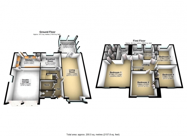 Floor Plan Image for 5 Bedroom Detached House for Sale in Main Street, Grendon Underwood