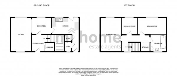 Floor Plan Image for 3 Bedroom Terraced House for Sale in The Close, Kirkham, PR4 2UL