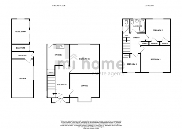 Floor Plan Image for 3 Bedroom Semi-Detached House for Sale in Victoria Road, Kirkham, PR4 2BT