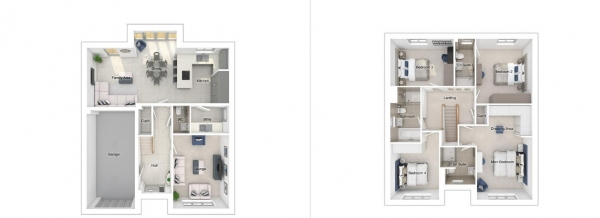 Floor Plan for 4 Bedroom Detached House for Sale in Brook Farm, Dowbridge, Kirkham PR4 3RD, Kirkham, PR4, 3RD -  &pound379,995