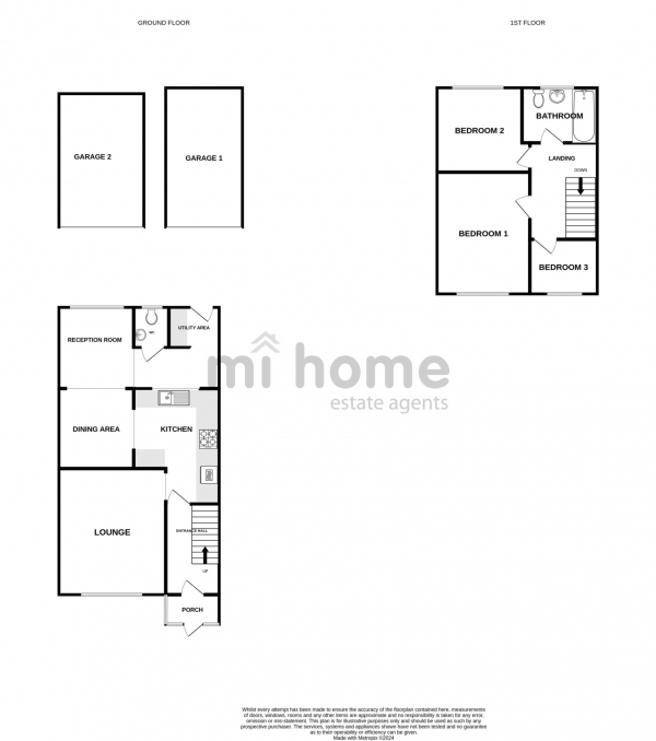 Floor Plan Image for 3 Bedroom Terraced House for Sale in Market Street, Wesham, PR4 3AY