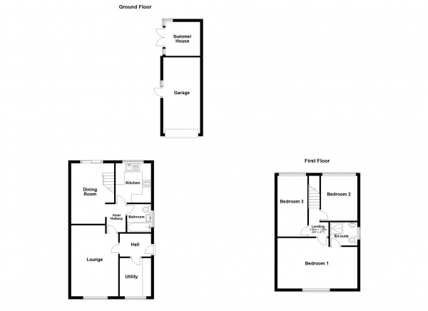 Floor Plan Image for 3 Bedroom Semi-Detached Bungalow for Sale in Wades Croft, Freckleton, PR4 1SU