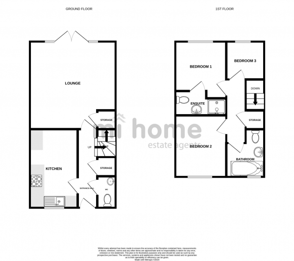 Floor Plan Image for 3 Bedroom End of Terrace House for Sale in Mustang Close, Warton, PR4 1AG