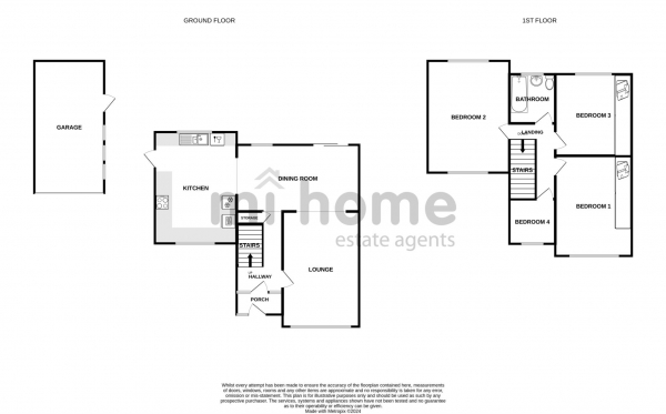 Floor Plan Image for 4 Bedroom Semi-Detached House for Sale in St. Michaels Road, Kirkham, PR4 2TQ