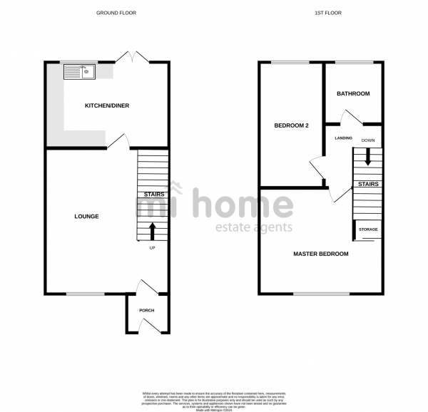 Floor Plan Image for 2 Bedroom Mews for Sale in The Conifers, Kirkham, Preston,  PR4 2RY