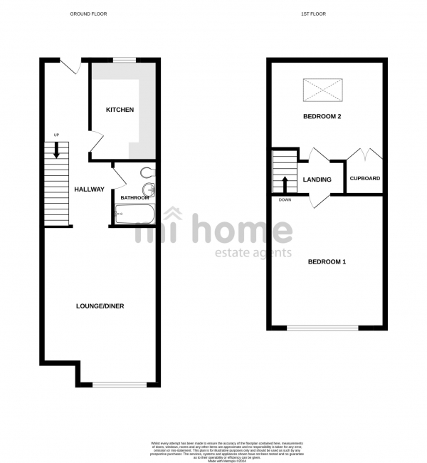 Floor Plan Image for 2 Bedroom Terraced House for Sale in Carr Mews, Lodge Lane, FY8 5RP